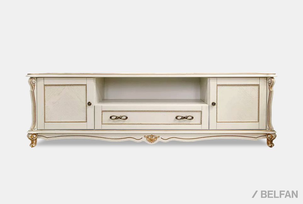 Тумба под ТВ "Алези 22" массив и шпон дуба 2