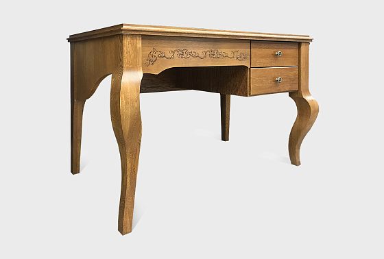 Стол письменный "Соната" массив и шпон дуба 4