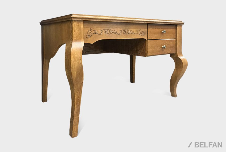 Стол письменный "Соната" массив и шпон дуба 2