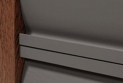 Витрина 1-но дверная «Дакота» (левая); *ГМ 1621Е-01; мадуро, серый оникс