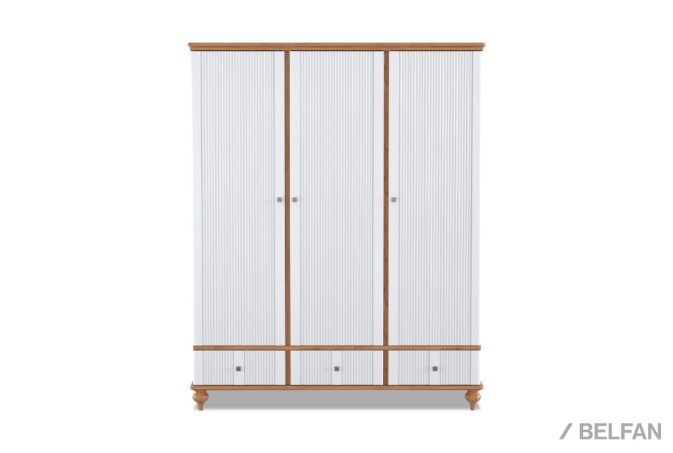 Шкаф для одежды 3-х дверный "Рандеву" 33 массив сосны 2