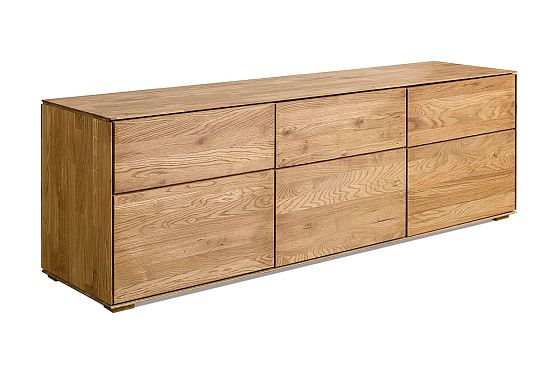 Тумба "Гринвуд" 3 (низкая) массив дуба 17