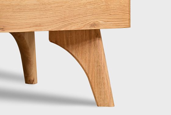 Комод "Элва" B-5 высокий массив и шпон дуба 8