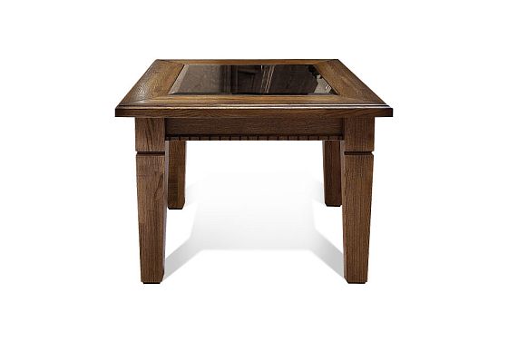 Стол журнальный "Верди Люкс 4" массив и шпон дуба 2