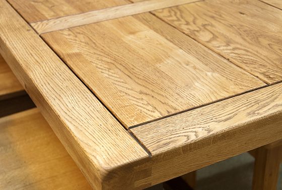 Стол обеденный "Горд" (раскладной) массив дуба 5