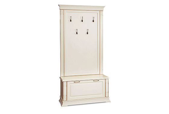 Тумба с вешалкой "Верди Люкс" 06 массив и шпон дуба 3