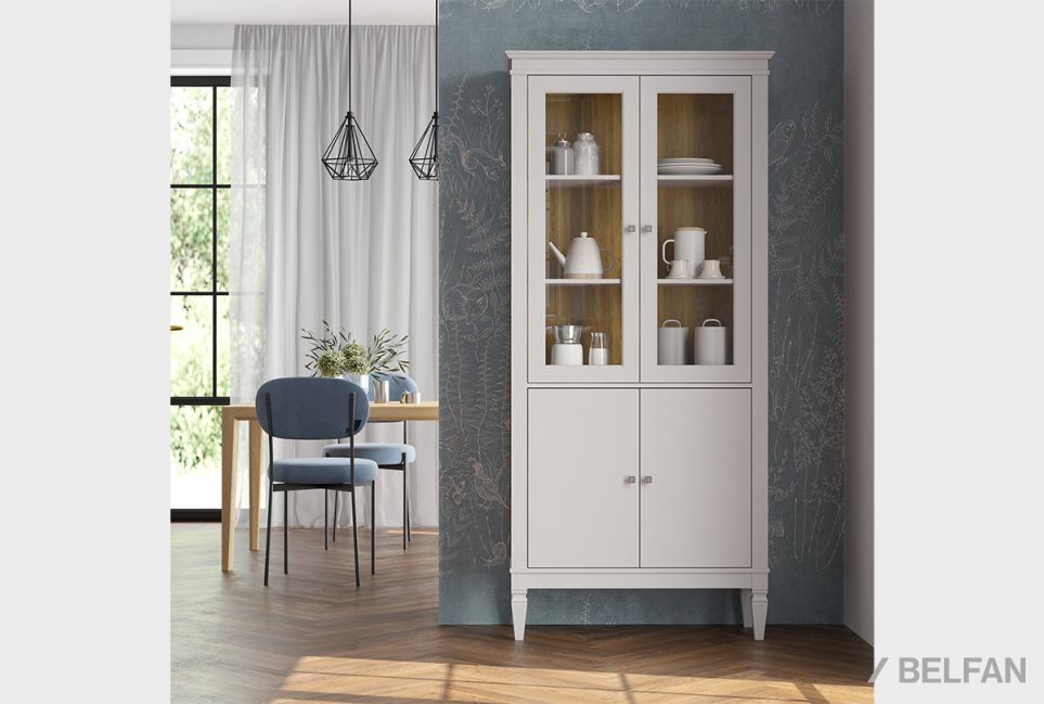 Витрина "Ольса-С" 220 массив сосны 1