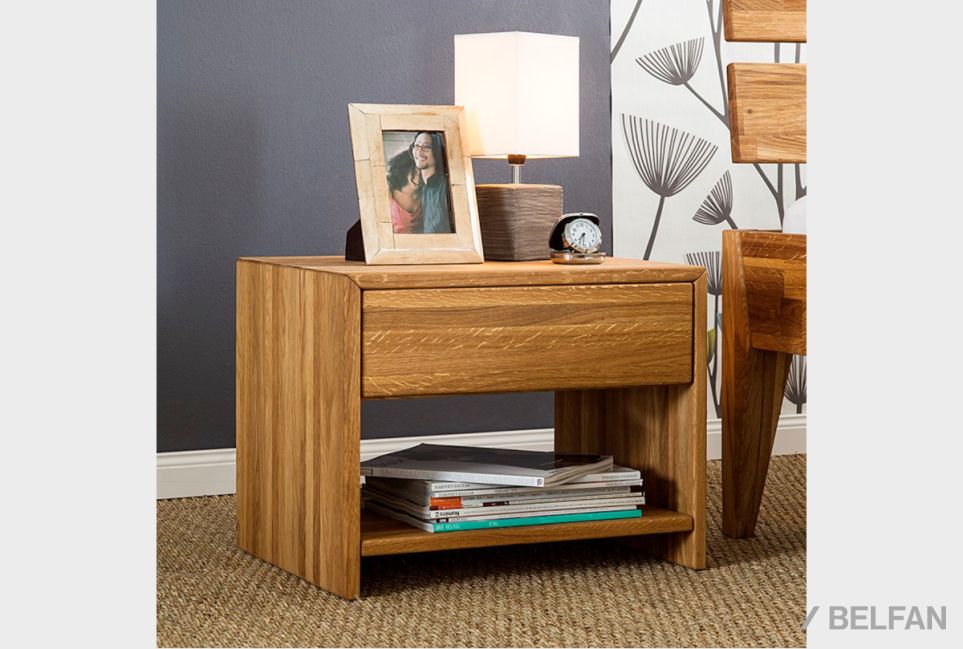 Тумба прикроватная "Берген" Д массив дуба 2