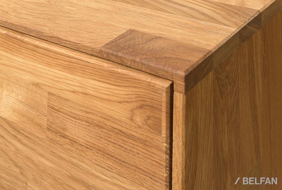 Шкаф навесной горизонтальный "Ирвинг" массив дуба 2