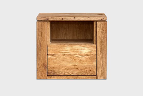 Тумба прикроватная "Берген" В массив и шпон дуба 4