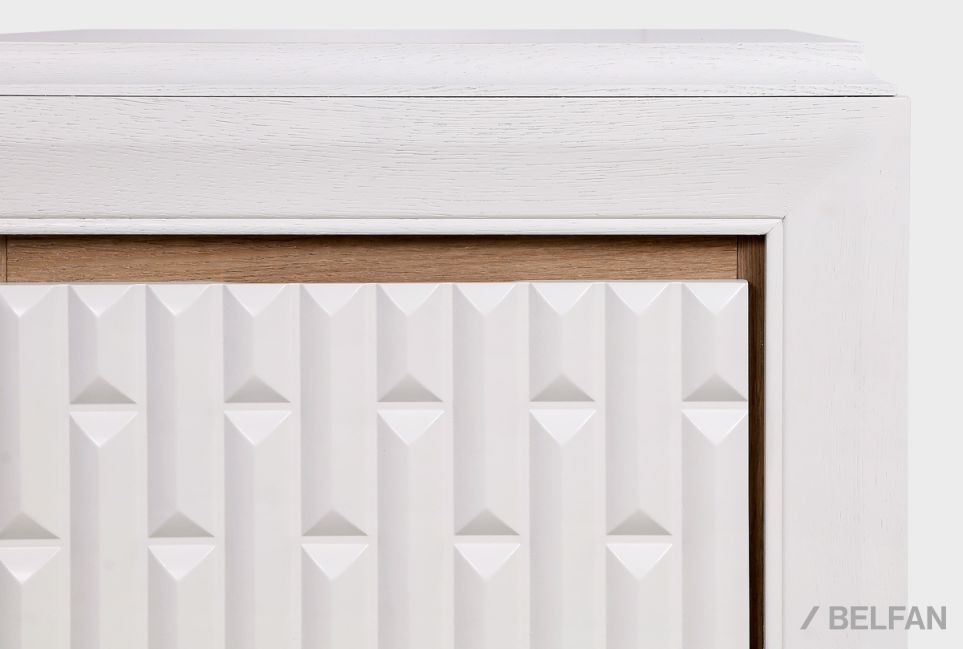 Тумба прикроватная "Армония" массив и шпон дуба 7