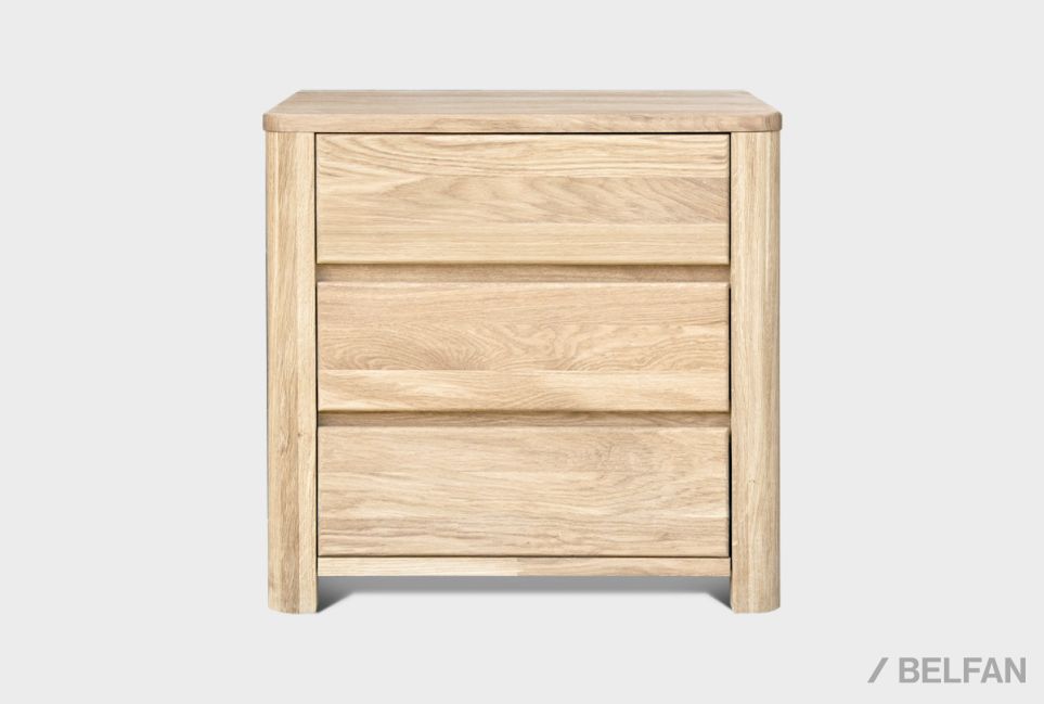 Тумба "Норд" (3 ящика) массив дуба 3
