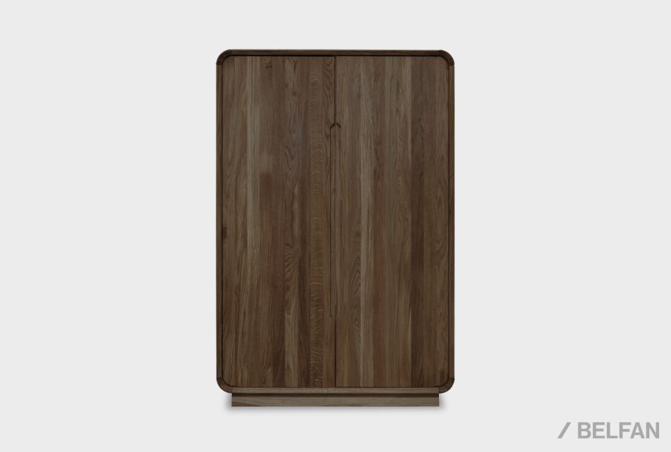 Тумба высокая "Монблан" массив дуба 2