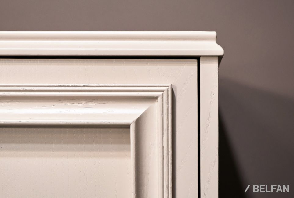 Тумба высокая "Сакраменто" массив и шпон дуба, МДФ 7