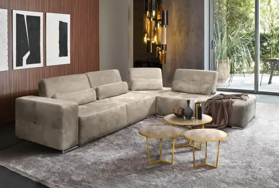 БАКСТЕР угловой диван c оттоманкой #6