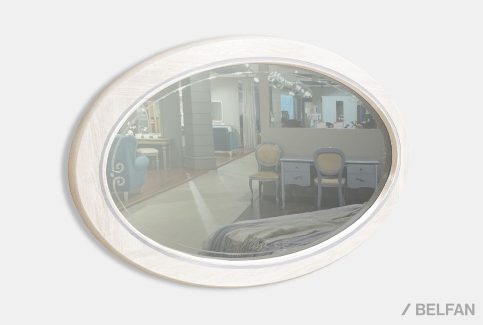 Зеркало "Катрин" массив и шпон дуба 1