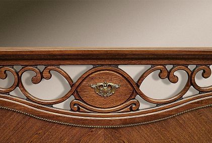 Кровать "Алези" (высокое изножье)