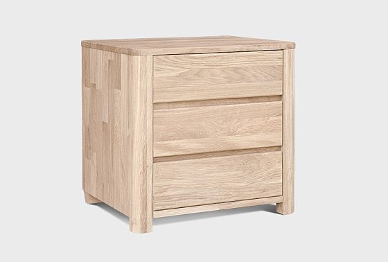Тумба "Норд" (3 ящика) массив дуба 6