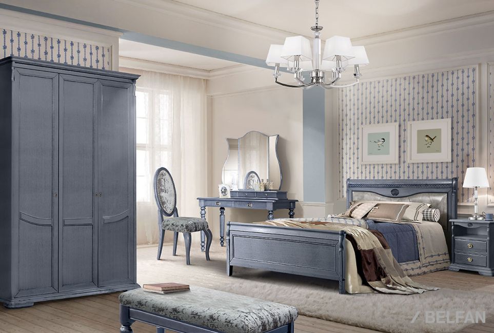 Кровать "Лика" (высокое изножье) массив и шпон дуба 3