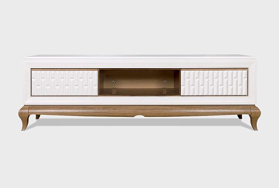 Тумба под ТВ "Армония" массив и шпон дуба 10