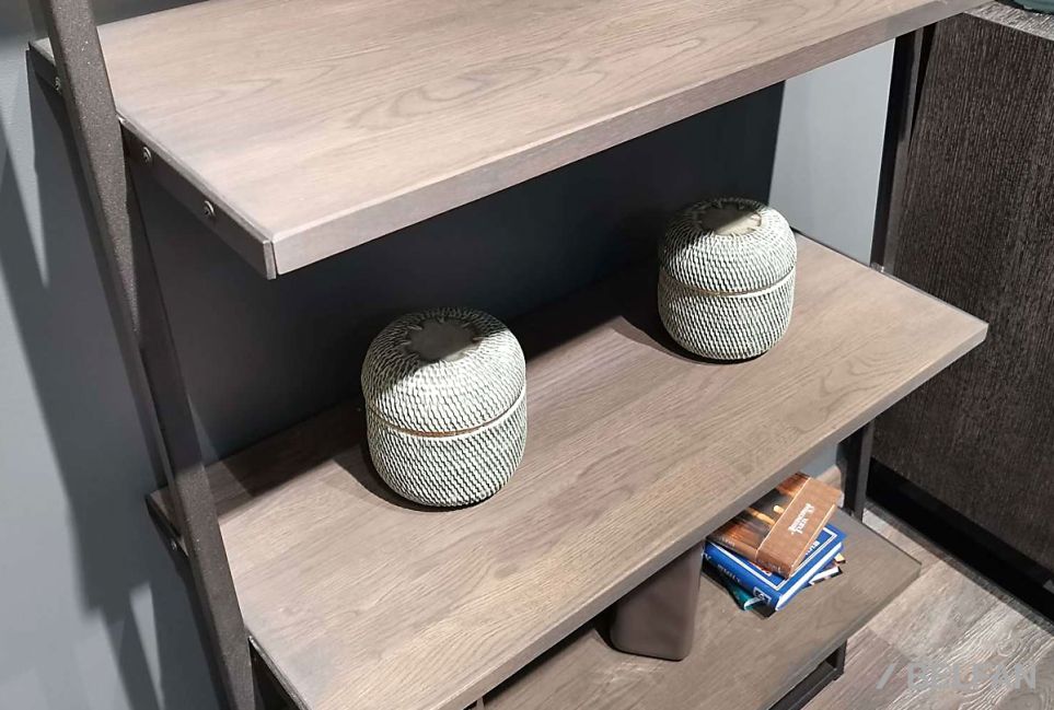 Стеллаж "Арт" 445 массив дуба, металл 2