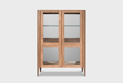 Тумба высокая "Бергамо" (стекло)