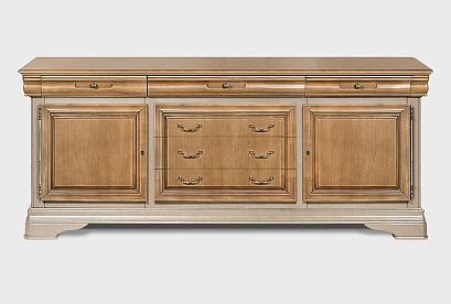 Тумба с ящиками "Оливия"; *ММ-348-32; пудра