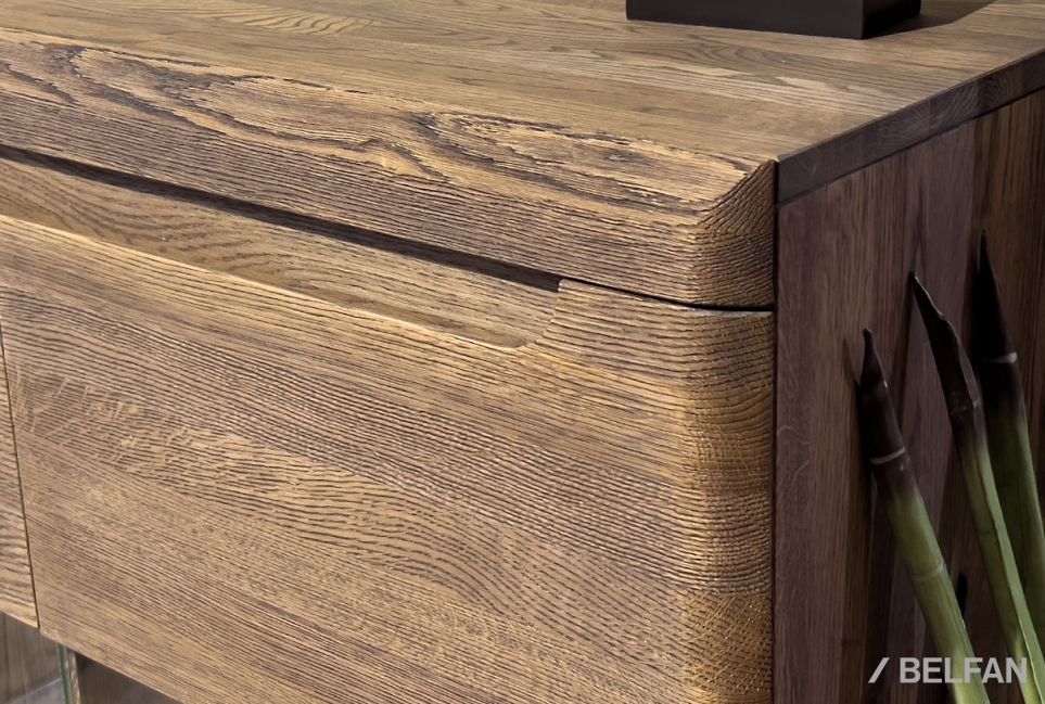 Витрина 1-но дверная "Бремен" (левая) массив дуба 5