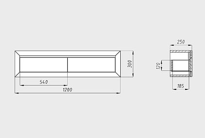 Тумба навесная "Арт"