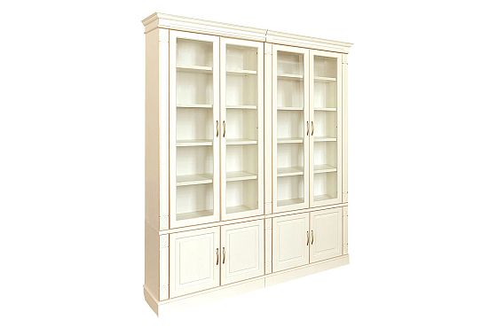 Набор мебели для библиотеки "Верди Люкс 4" массив и шпон дуба 4