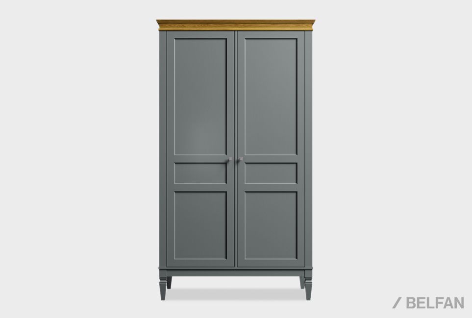 Шкаф для одежды 2-х дверный "Ольса-С" 20 массив сосны 3