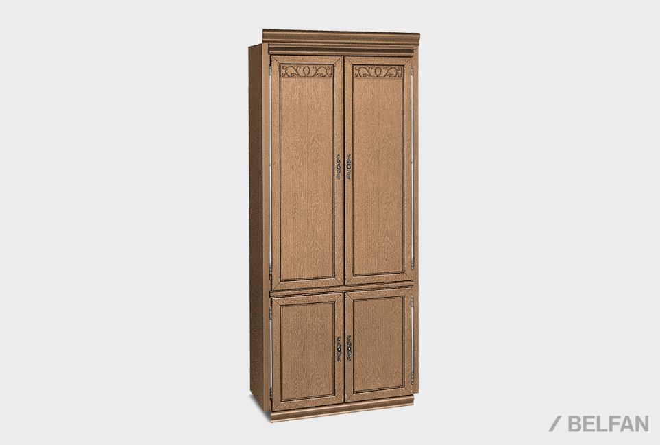 Шкаф 2-х дверный "Тэфи" массив и шпон дуба 1