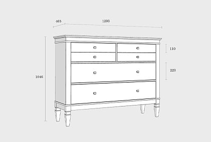 Комод "Ольса-С" 042