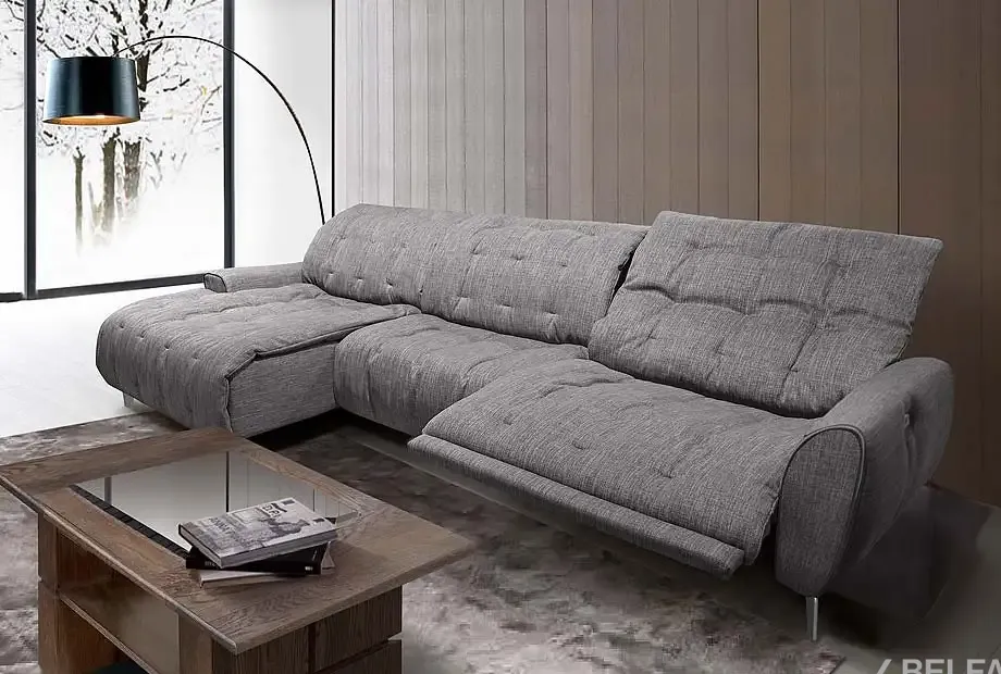 Диван с оттоманкой ГРЕЙ-2 #1