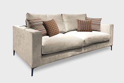 "Мэттью-2" диван 3-х местный; раскл.; 3М; "Тик-так" (1960x1400); чёрный; Aphrodite 02+Scandinavia Maris 08+Scandinavia Temple 08 (гр.5/МТХ+ТД)