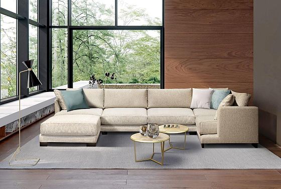 "Леформ" диван угловой с пуфом  6