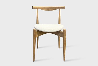 Стул "Бремен"; дуб натуральный; Lammby 41 milk