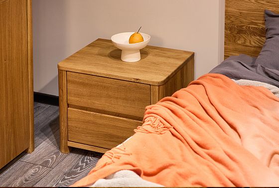 Тумба прикроватная "Норд" массив дуба 14