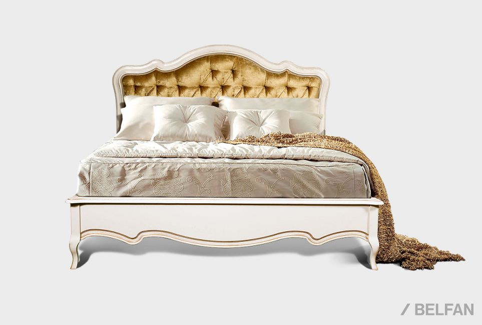 Кровать комбинированная "Трио" массив и шпон дуба 1