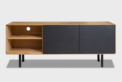 Тумба под ТВ высокая "Норман" 3 с нишей (левая)