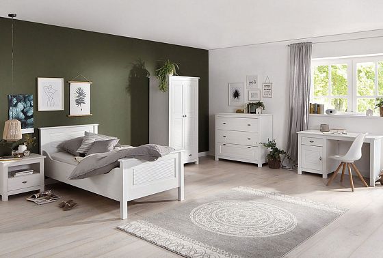 Шкаф для одежды 2-х дв. "Рауна" 21-180 массив сосны 4