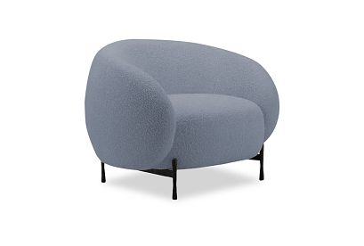 "Ливерпуль" кресло; нераскл.; 12; металл черный; Paddington 21 (гр. 2/МТХ)