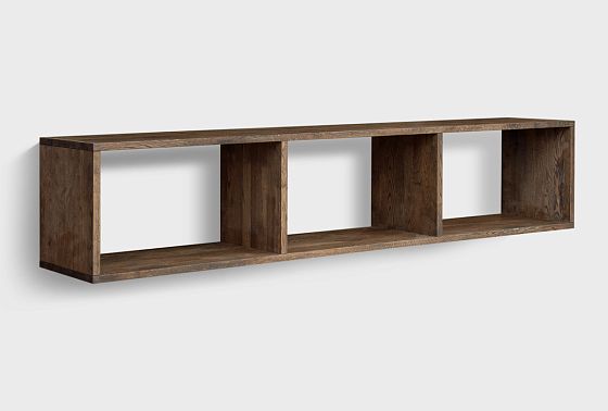 Полка настенная "Cube Design" 3 массив дуба 4