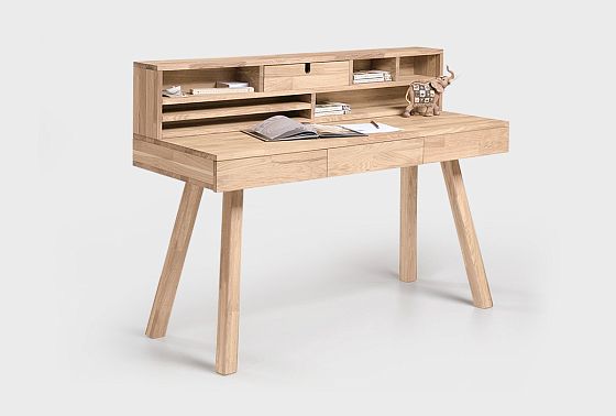 Стол письменный "Берген" Д массив дуба 9