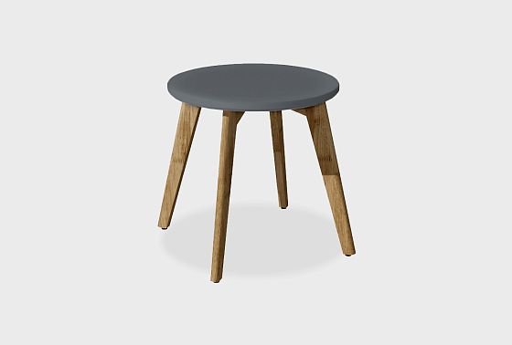 Стол журнальный "Уоллстрит" круглый 263 массив дуба, МДФ 2