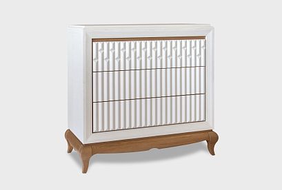 Комод "Армония" (узкий); *ММ-434-04-2; айвори+классик