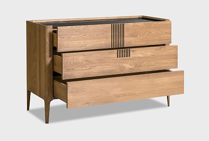Комод "Бергамо" 3; американский орех