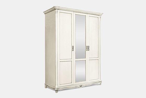 Шкаф 3-х дв. "Алези" массив и шпон дуба 2