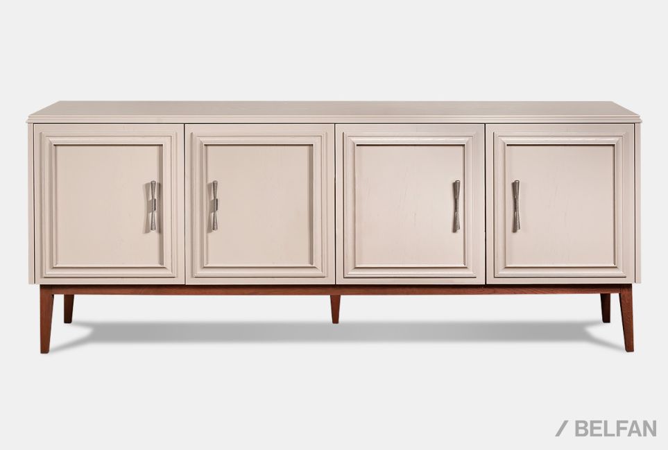 Тумба "Сакраменто" 4 массив и шпон дуба, МДФ 2