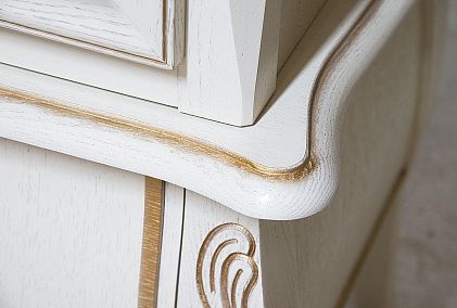 Шкаф с витриной 1-но дв. "Трио" (левый)